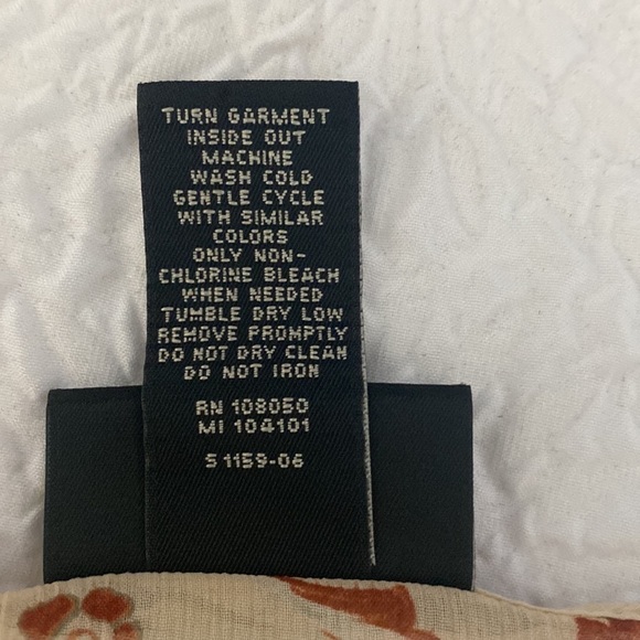 Lane Bryant Flutter Short Sleeve Floral Print Button Down Top - Picture 7 of 7